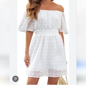 White sun / summer dress
